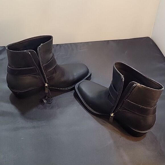 BRAND NEW SUN STONE BROWN RING HARDWARE NON-SLIP BREATHABLE SQUARE TOE - Picture 6 of 16